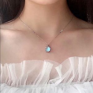 Firefly Moonstone 925 Sterling Silver Pendant cute